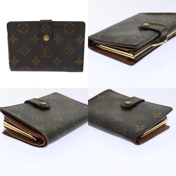 LOUIS VUITTON Monogram Porte Monnaie Billets Viennois Wallet M61663 Auth 50863 - Picture 14 of 14